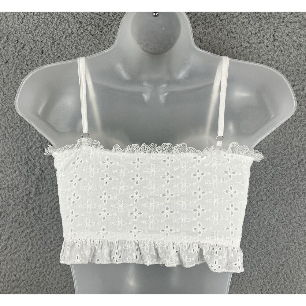 Altar’d State Eyelet Lace-Up Corset Top Womens S Victorian Coquette Feminine - Picture 2 of 7